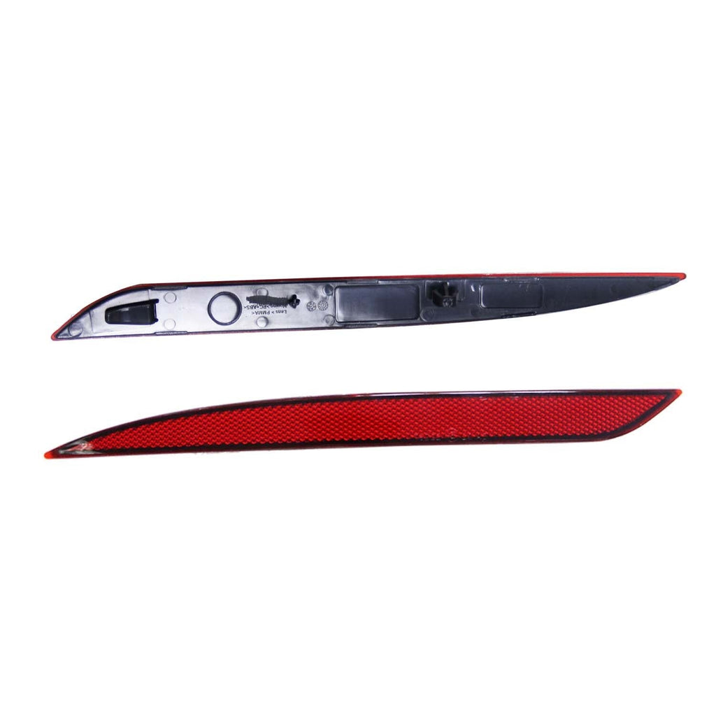 2020-22 Tesla Model Y Red Rear Bumper Reflector Marker Left & Right Pair
