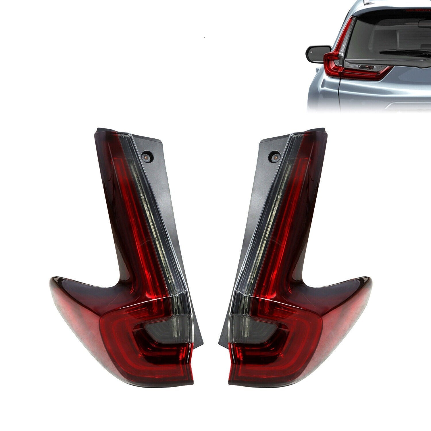 RH+LH LED Tail Lights for 2020-2022 Honda CR-V Rear Lamp Assembly Outer Set