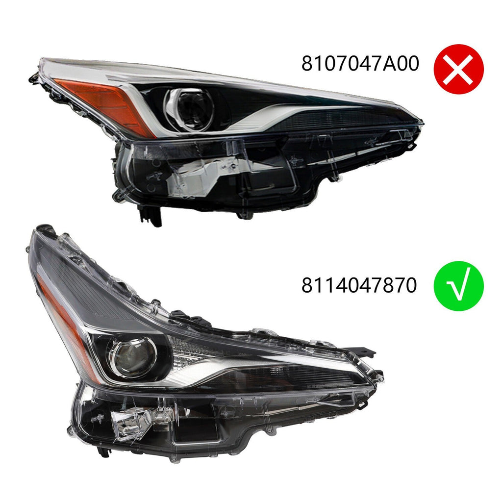 Right Headlight Assembly Passenger Side 2019-2022 Toyota Prius TO2502280