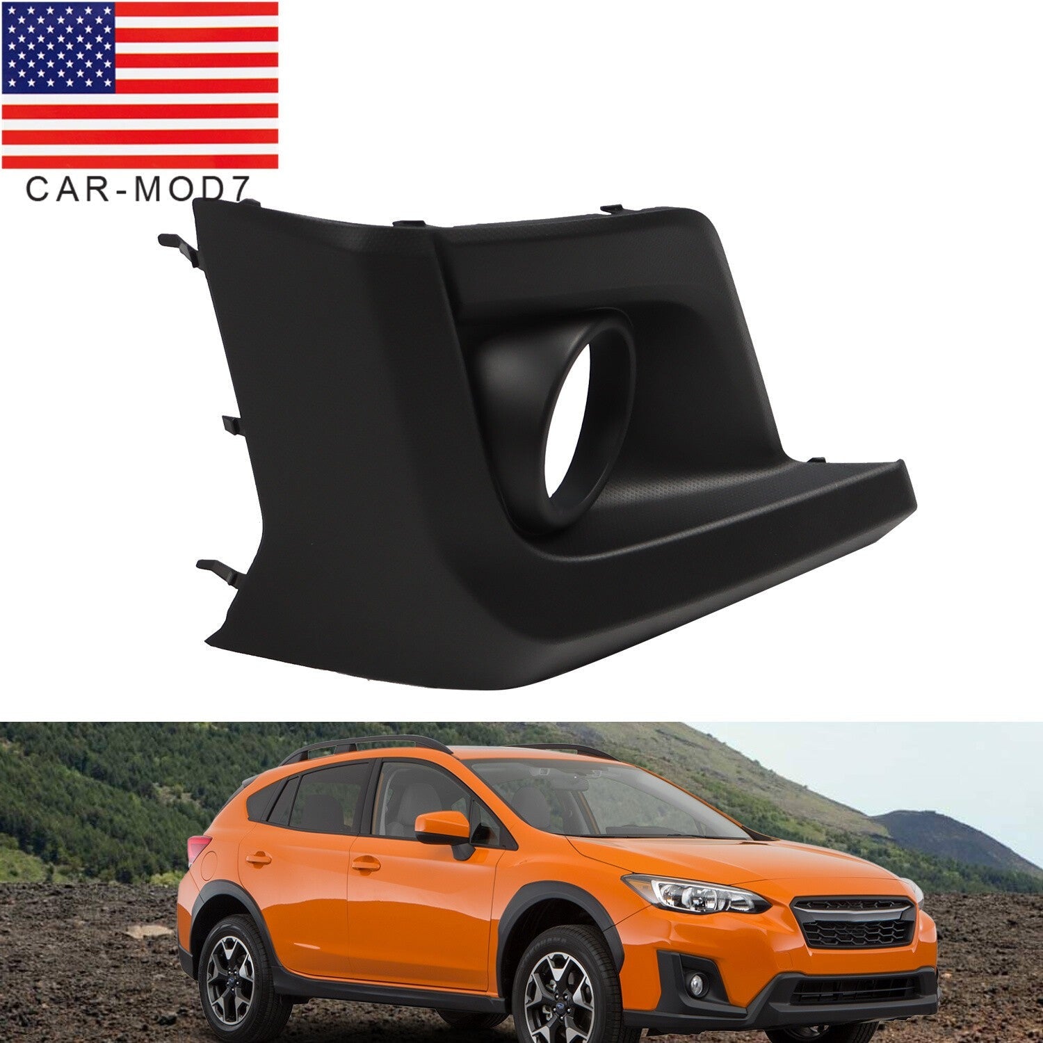 Right Passenger Fog Light Bezel Cover for 2018-20 Subaru Crosstrek