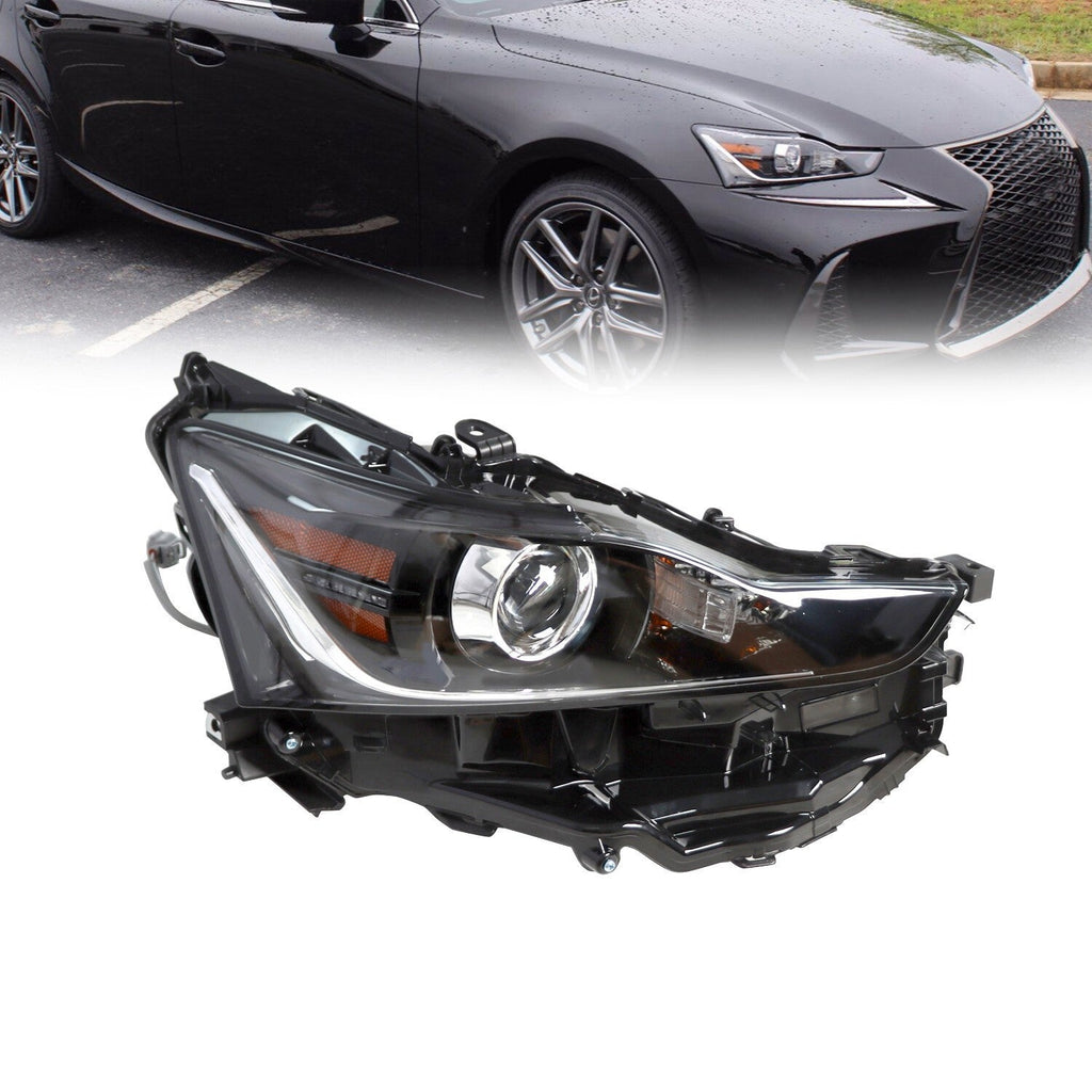 Right Passenger LED Headlight 81145-53810 for 2017-2020 Lexus IS300 IS350