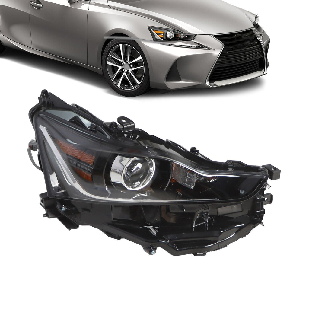 Right Passenger LED Headlight 81145-53810 for 2017-2020 Lexus IS300 IS350