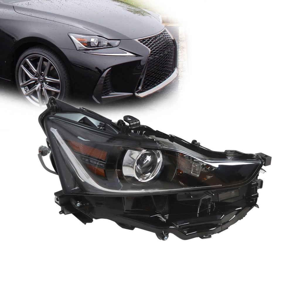 Right Passenger LED Headlight 81145-53810 for 2017-2020 Lexus IS300 IS350