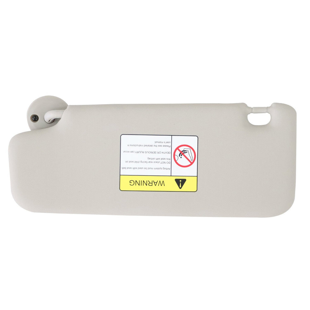 Right Passenger RH Sun Visor Gray for Chevrolet Sonic 2012-22 & Spark 2011-22