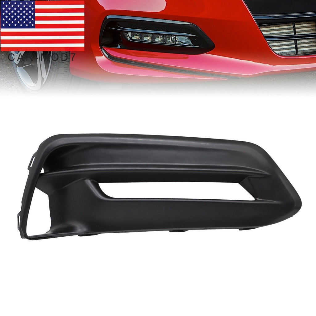 Right Passenger Fog Light Bezel Cover for 2018-2020 Honda Accord Sedan