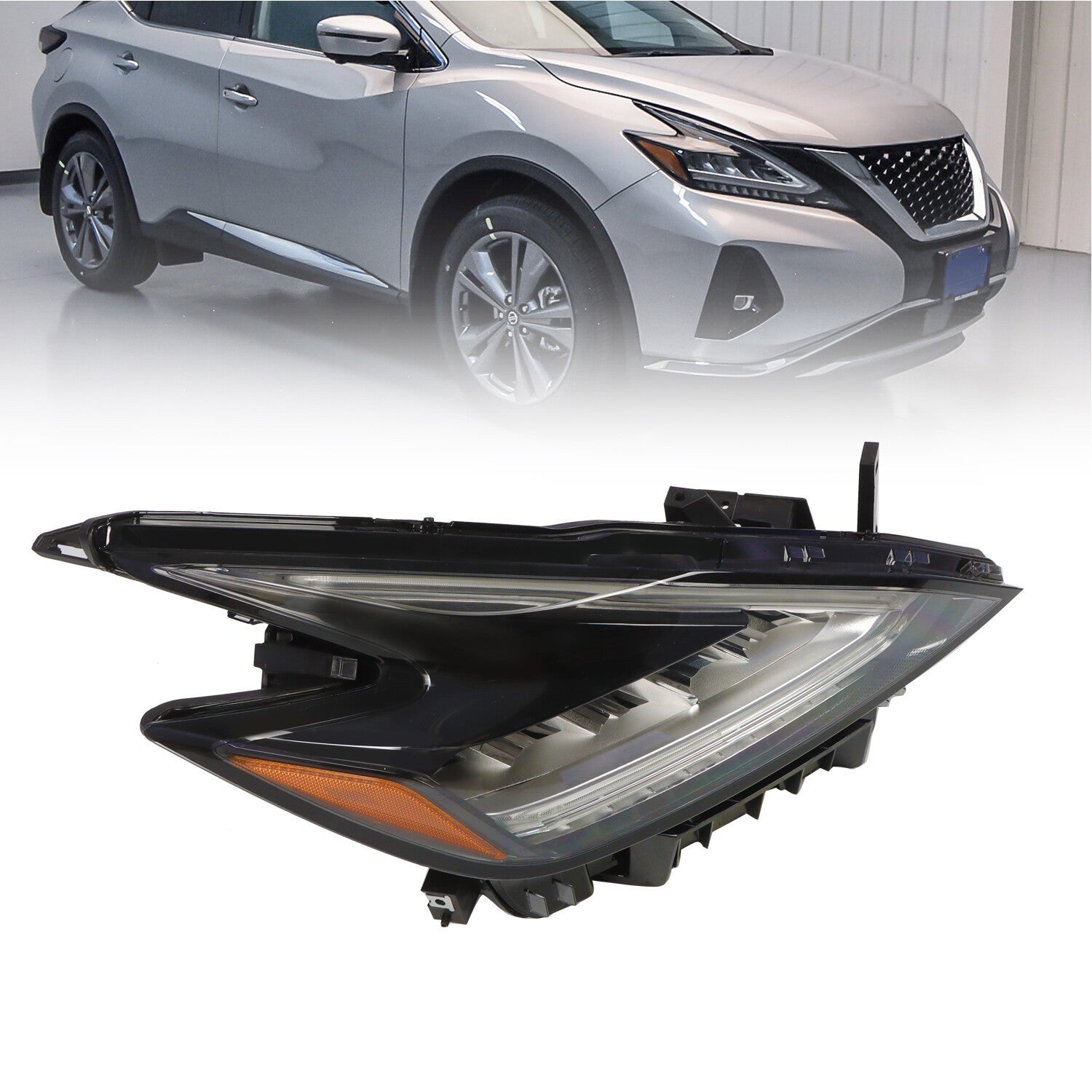 Right LED Headlight Passenger Side for Nissan Murano 2019-2021 260109UF0D