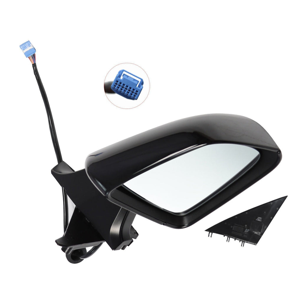Tesla Model Y 2020-2023 Right Passenger Side Power Fold Heated Mirror Black