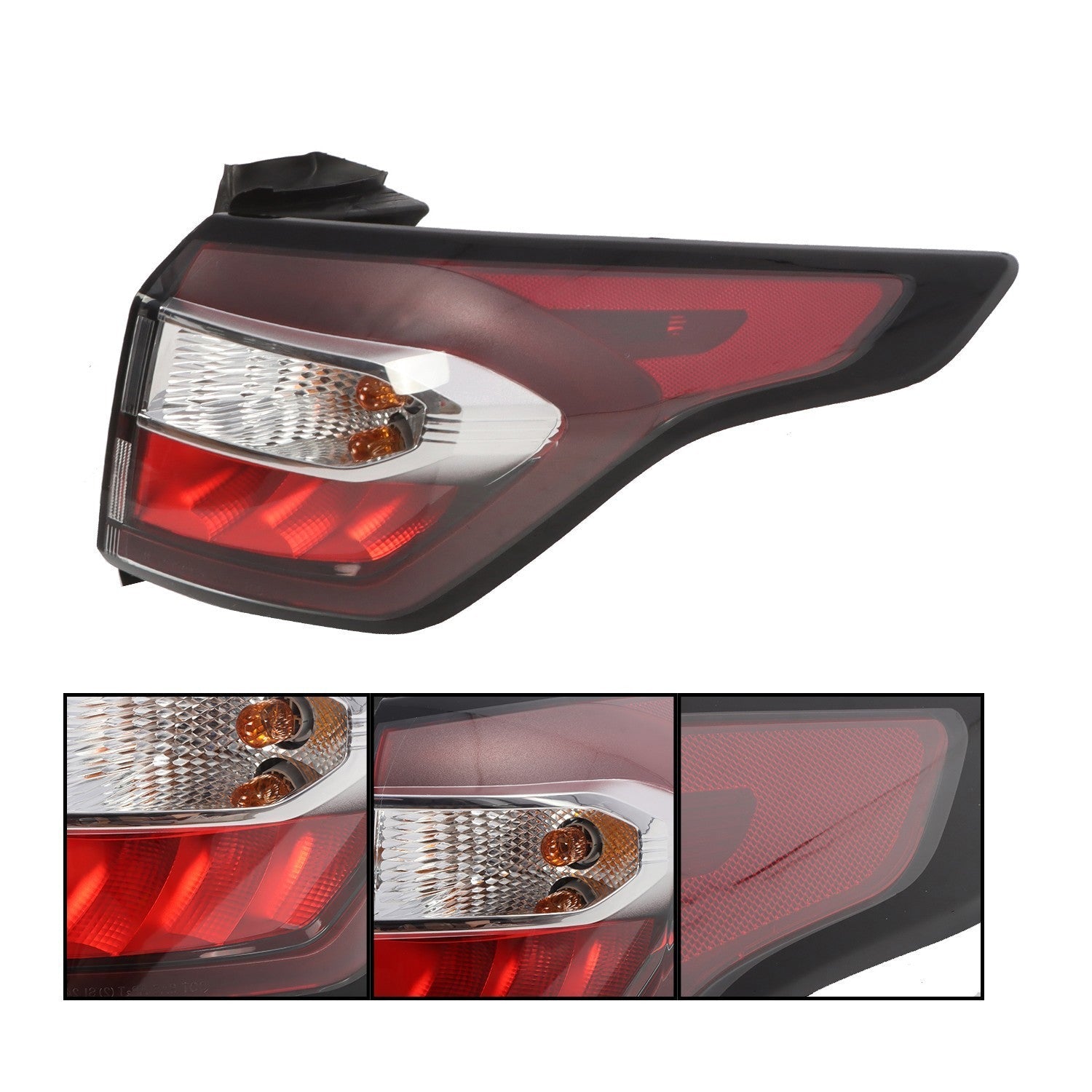 Right Passenger Tail Light Brake Lamp for 2017-2019 Ford Escape Kuga