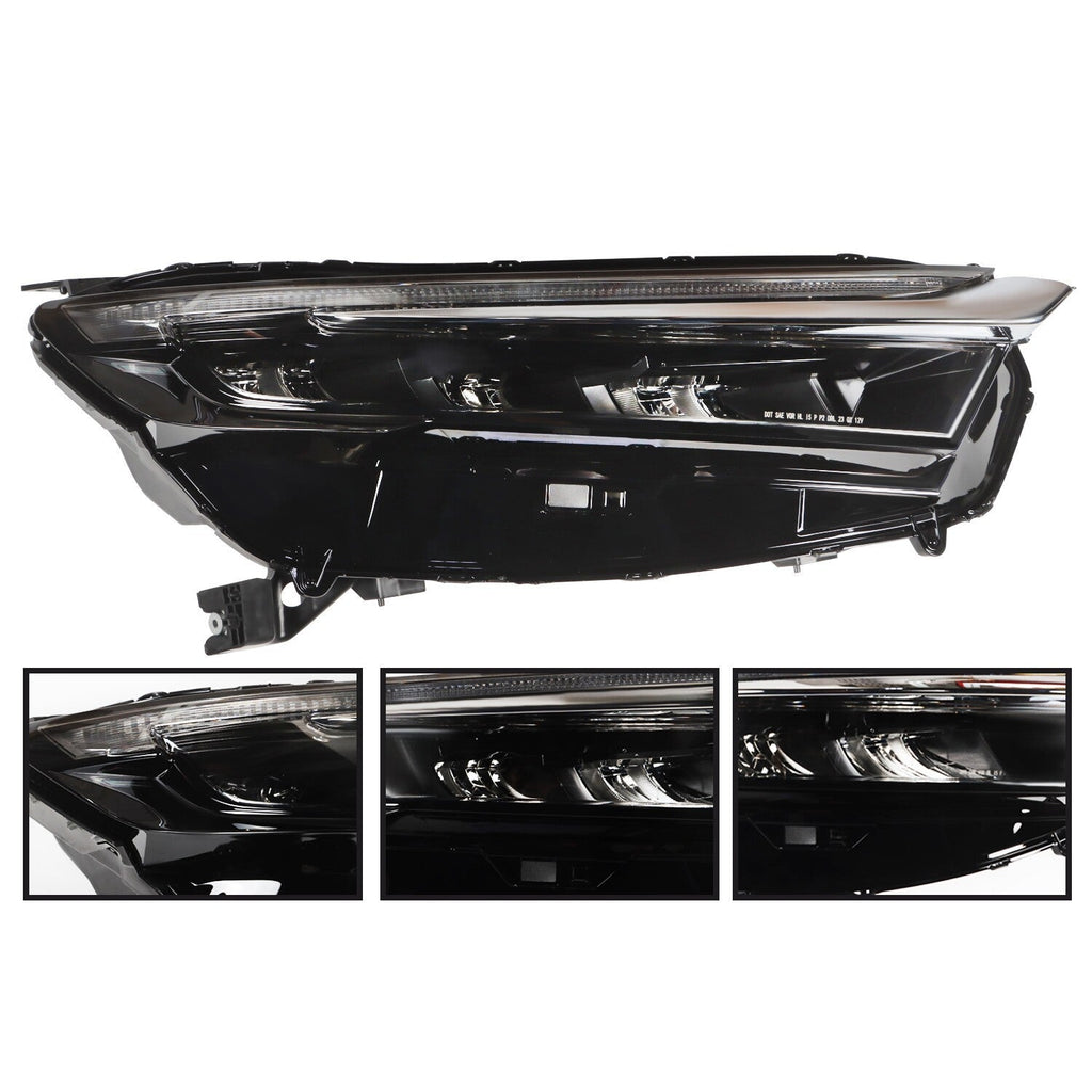 2023-2024 Honda CRV Right LED Headlight with Electroplated Trim Headlamp