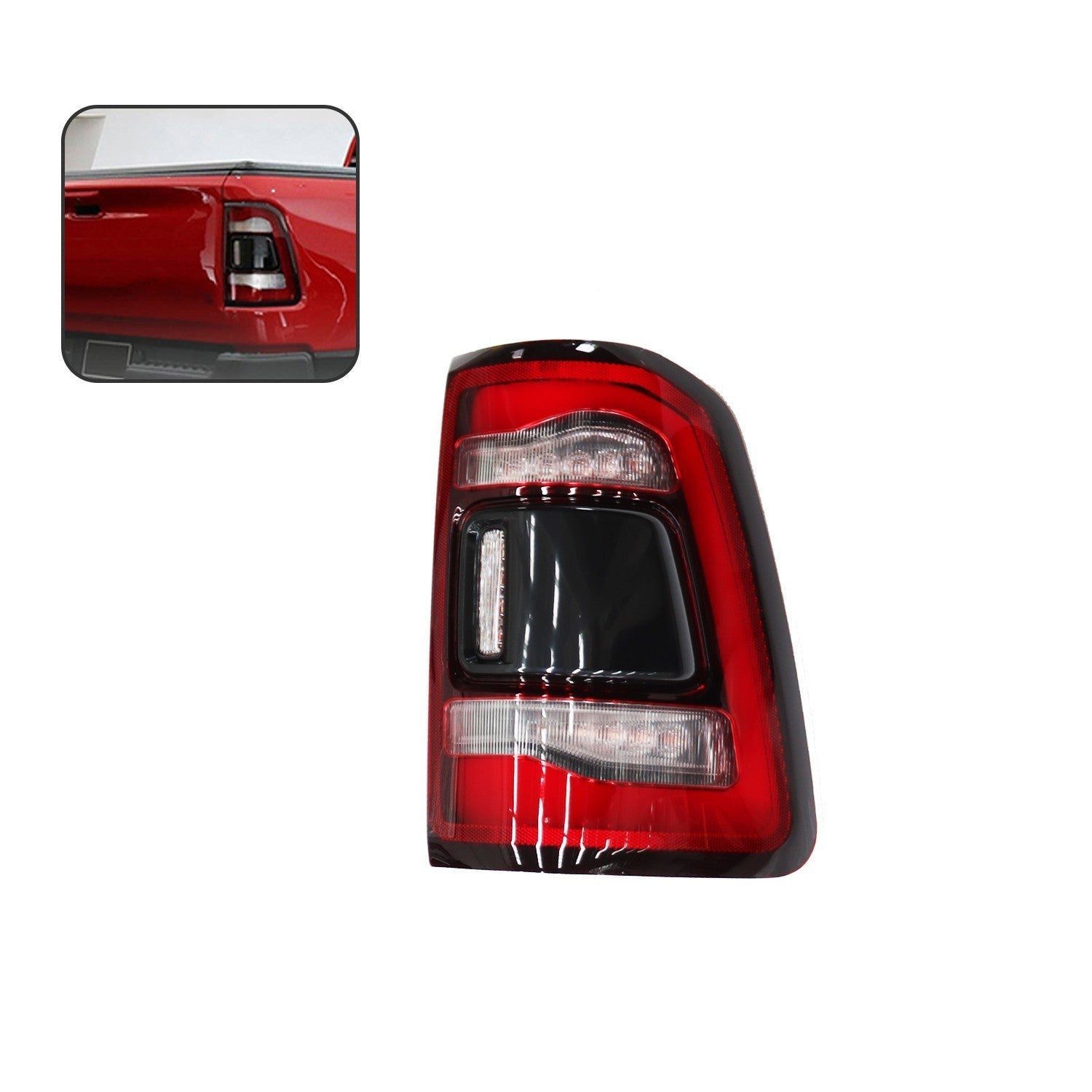 Right Side LED Tail Light Brake Lamp for Dodge Ram 1500 2019-2022 RH