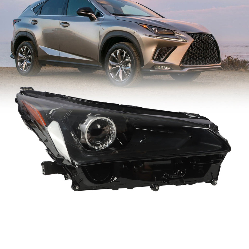 Right Side LED Headlight for 2018-2021 Lexus NX300 NX300h Headlamp