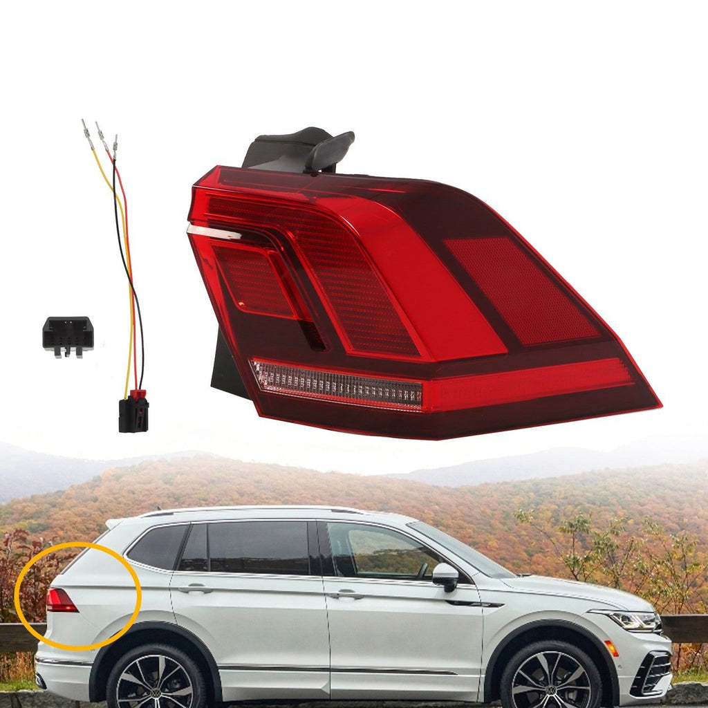 Right Tail Light Outer Rear Brake Lamp for Volkswagen Tiguan 2018-2023