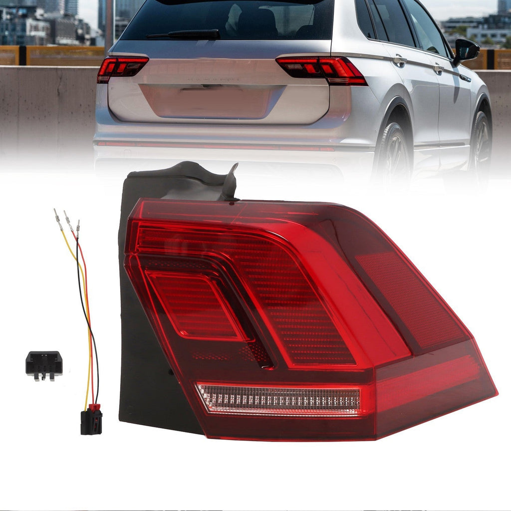 Right Tail Light Outer Rear Brake Lamp for Volkswagen Tiguan 2018-2023
