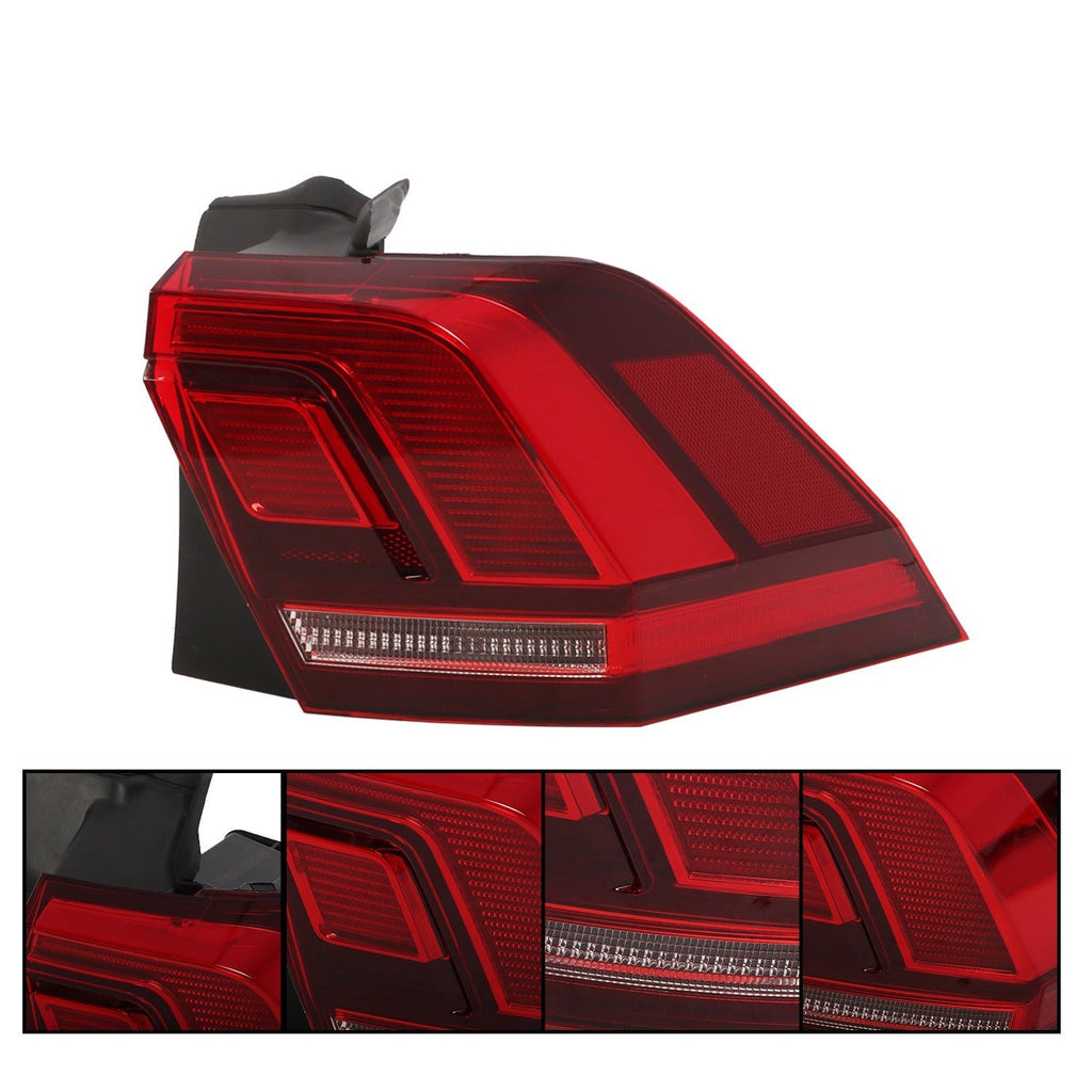 Right Tail Light Outer Rear Brake Lamp for Volkswagen Tiguan 2018-2023