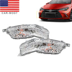 2015-2017 Toyota Camry LE SE Fog Lights Bumper Lamps w/Bulbs Left & Right Side