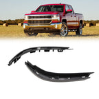 Set of 2 Left & Right Bumper Fillers for Chevy Silverado 1500 2016-2018