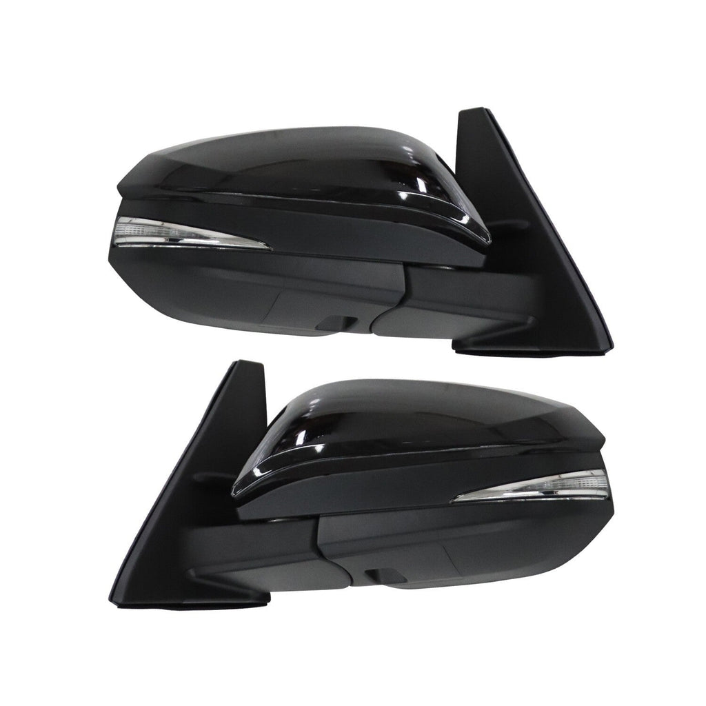 Set of 2 Heated Power Mirrors Paint-to-Match for 2014-2018 Toyota 4Runner