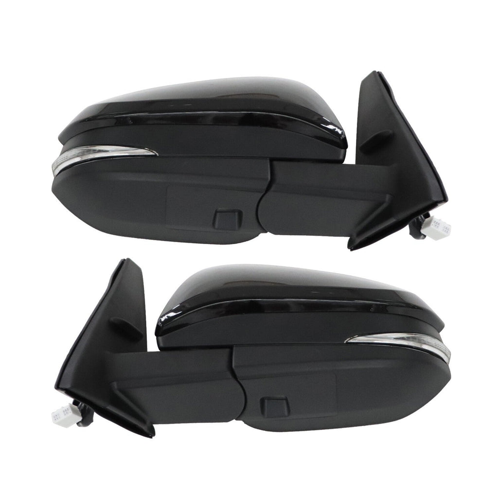 Set of 2 Heated Power Mirrors Paint-to-Match for 2014-2018 Toyota 4Runner