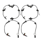 Set of 4 ABS Wheel Speed Sensors for Honda Accord 08-12 & Acura TSX 09-14