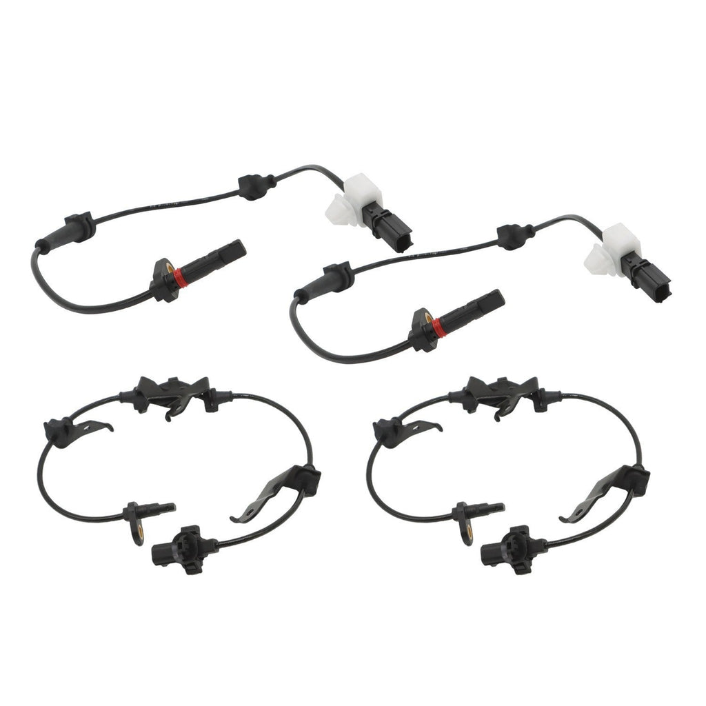 Set of 4 ABS Wheel Speed Sensors for Honda Accord 08-12 & Acura TSX 09-14