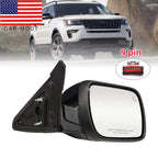 Ford Explorer 2016-19 Passenger Side Mirror with Blind Spot & Puddle Lamp RH