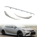 Silver Front Bumper Grille Lower Molding Trims for 2021-2024 Toyota Camry SE XSE