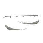 Silver Front Bumper Grille Lower Molding Trims for 2021-2024 Toyota Camry SE XSE