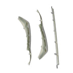 Silver Front Bumper Grille Lower Molding Trims for 2021-2024 Toyota Camry SE XSE