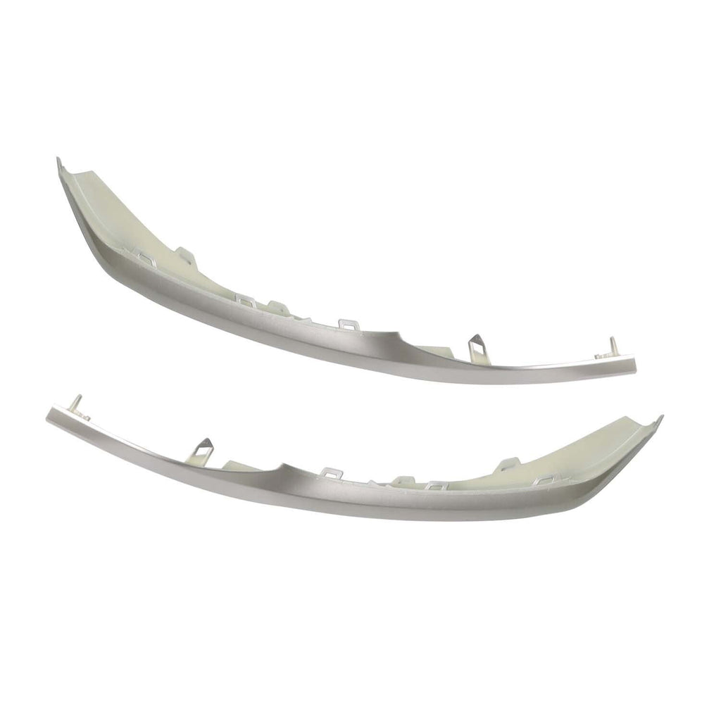 Silver Front Bumper Grille Lower Molding Trims for 2021-2024 Toyota Camry SE XSE