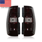 2007-2014 Chevy Suburban Tahoe Smoke Tail Lights Left & Right Brake Lamps