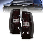2007-2014 Chevy Suburban Tahoe Smoke Tail Lights Left & Right Brake Lamps