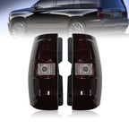 2007-2014 Chevy Suburban Tahoe Smoke Tail Lights Left & Right Brake Lamps