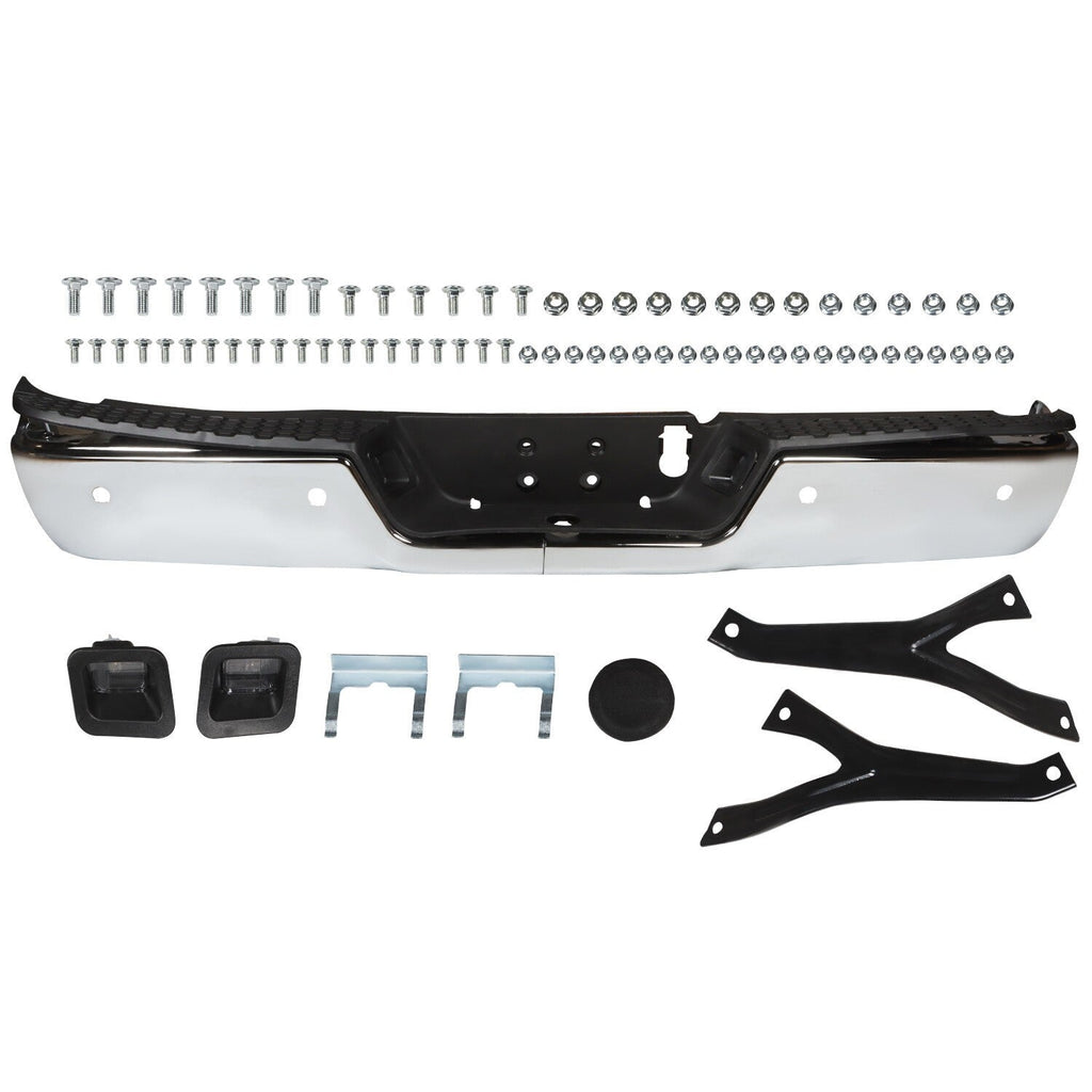 Chrome Rear Step Bumper Face Bar for 2013-2018 Ram 2500 & 3500