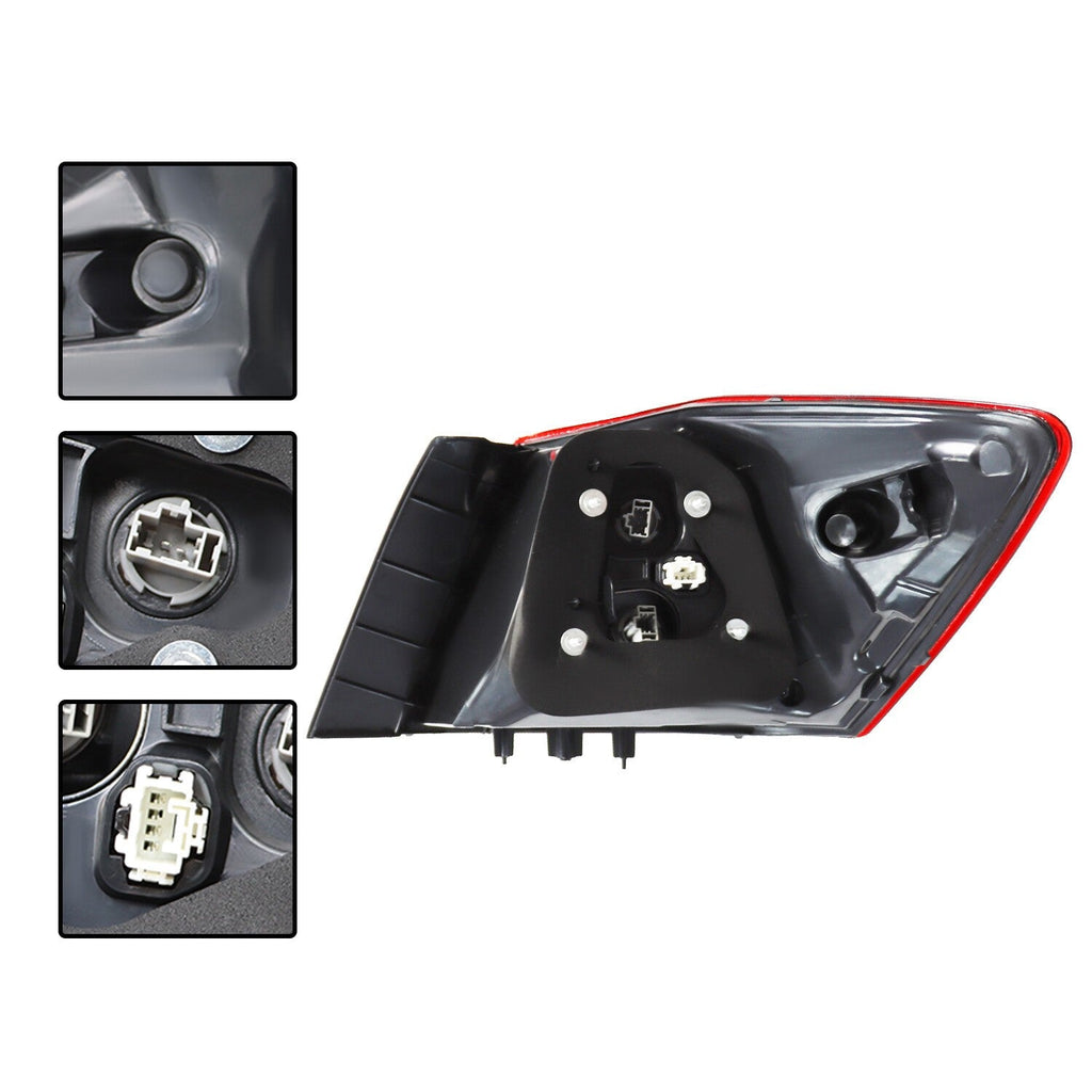 2016-2017 Honda Accord Tail Light Set Outer Driver & Passenger Side 2pcs