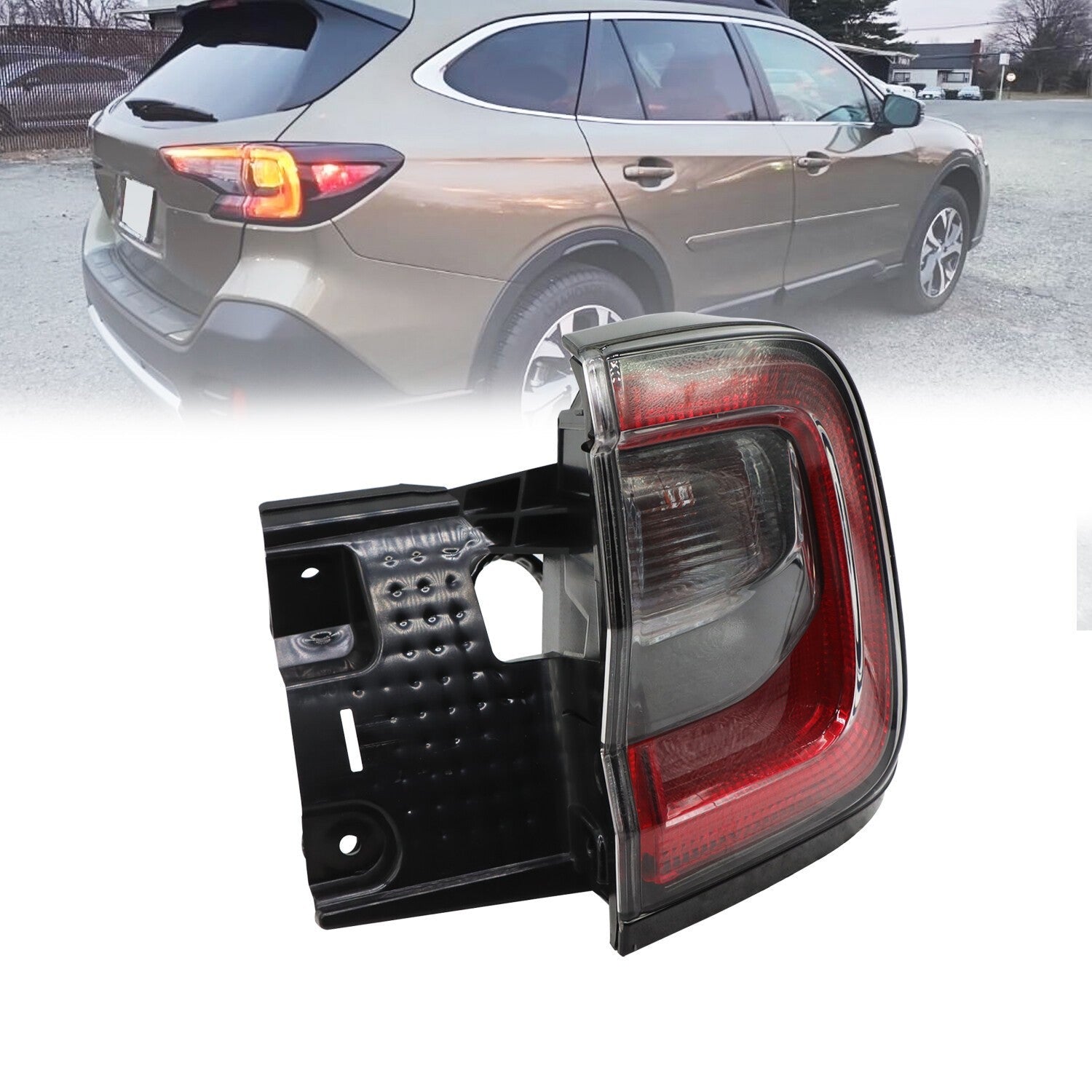 2020-2022 Subaru Outback Passenger Side LED Tail Light Outer Assembly