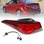 2014-2016 Hyundai Elantra Left Outer Halogen Tail Light Lamp Driver Side