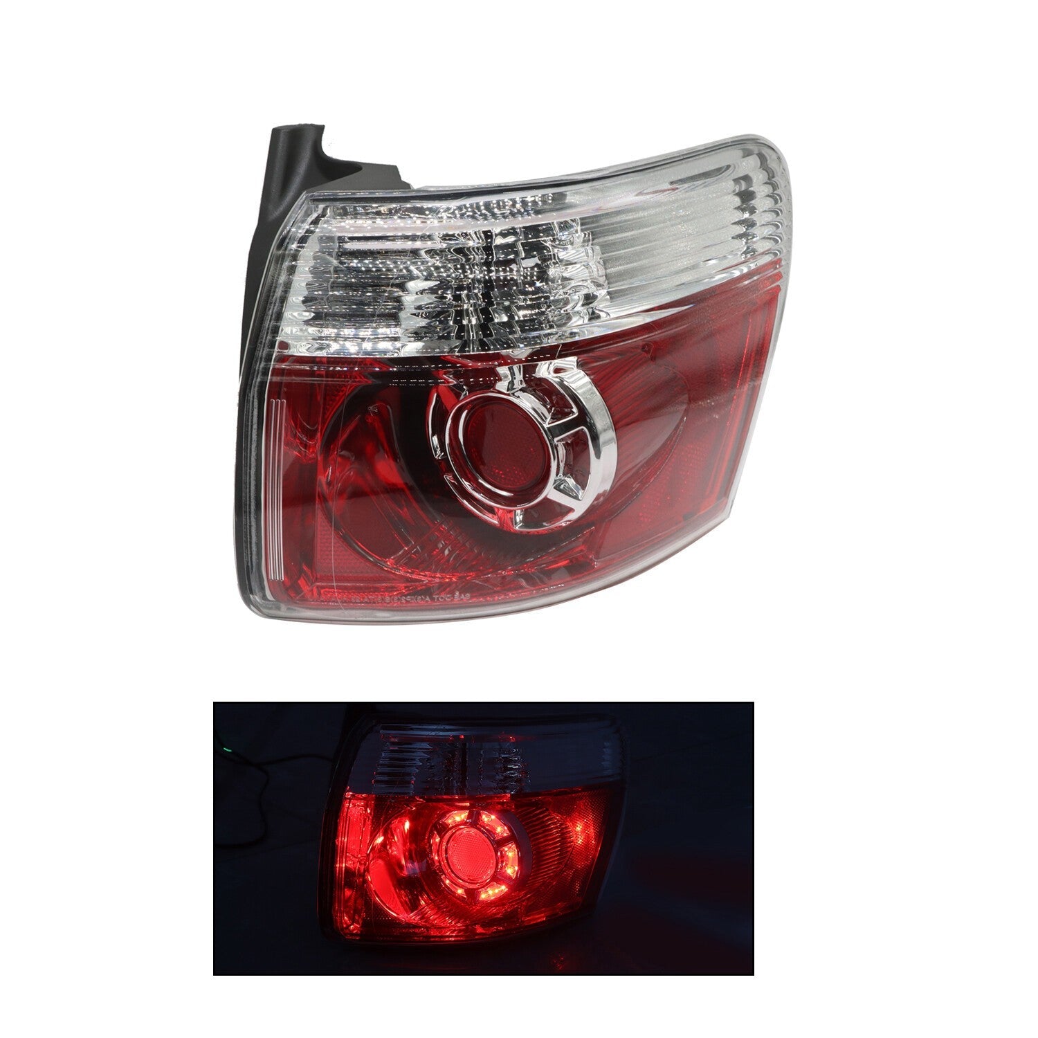 2007-2012 GMC Acadia Passenger Right Tail Light Outer Replacement
