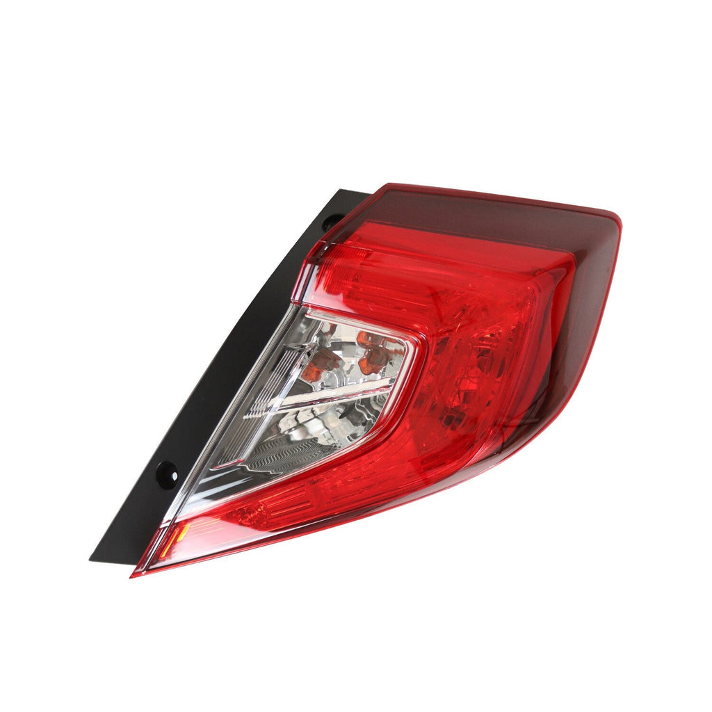 2016-2018 Honda Civic Tail Light w/Bulbs Left & Right Outer Taillamp