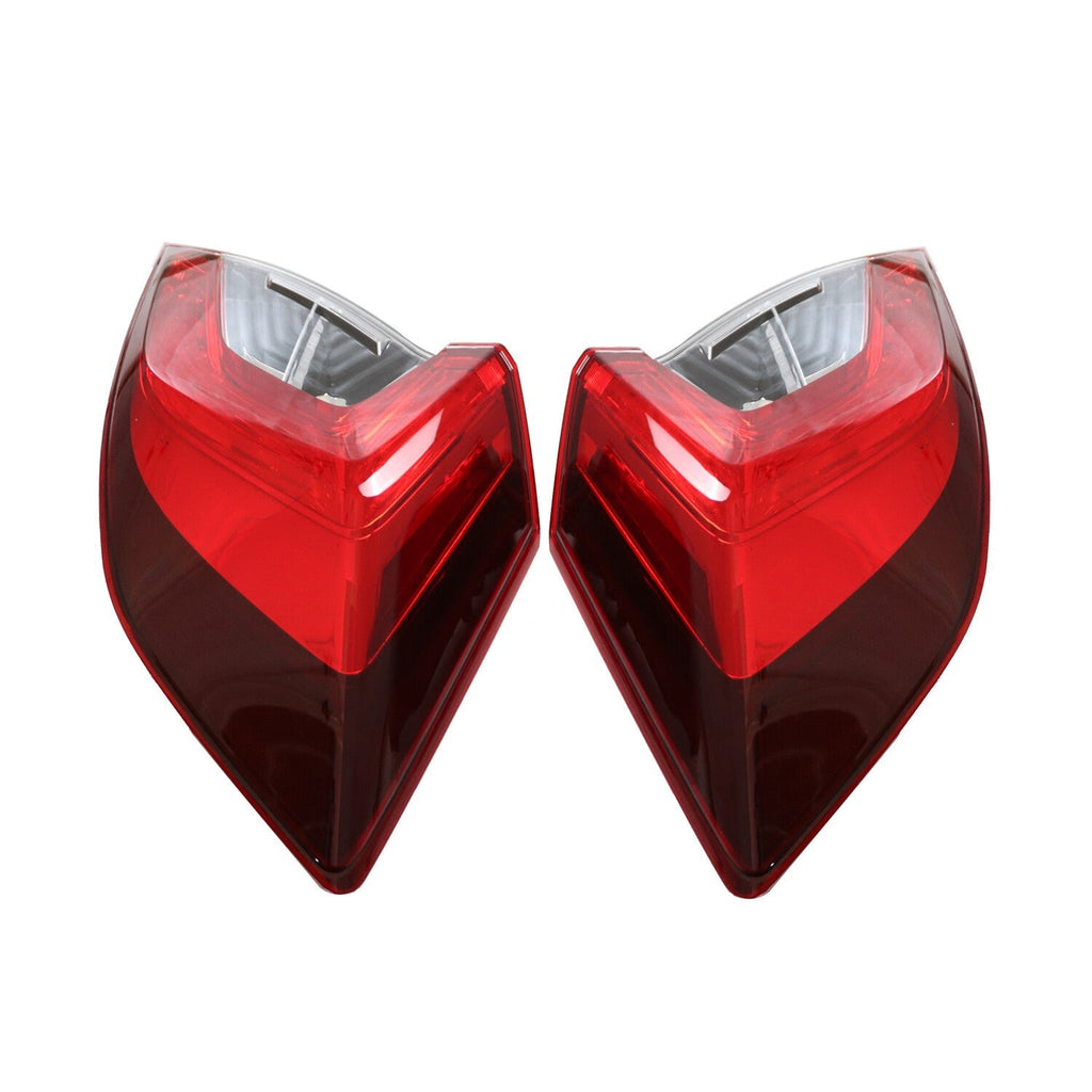 2016-2018 Honda Civic Tail Light w/Bulbs Left & Right Outer Taillamp