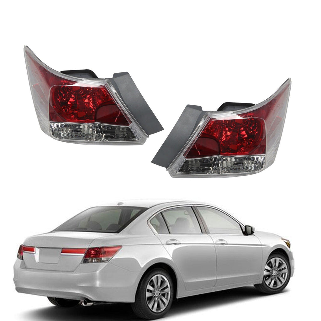 Brake Tail Lights Assembly for 08-12 Honda Accord Sedan Driver & Passenger