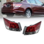 Brake Tail Lights Assembly for 08-12 Honda Accord Sedan Driver & Passenger