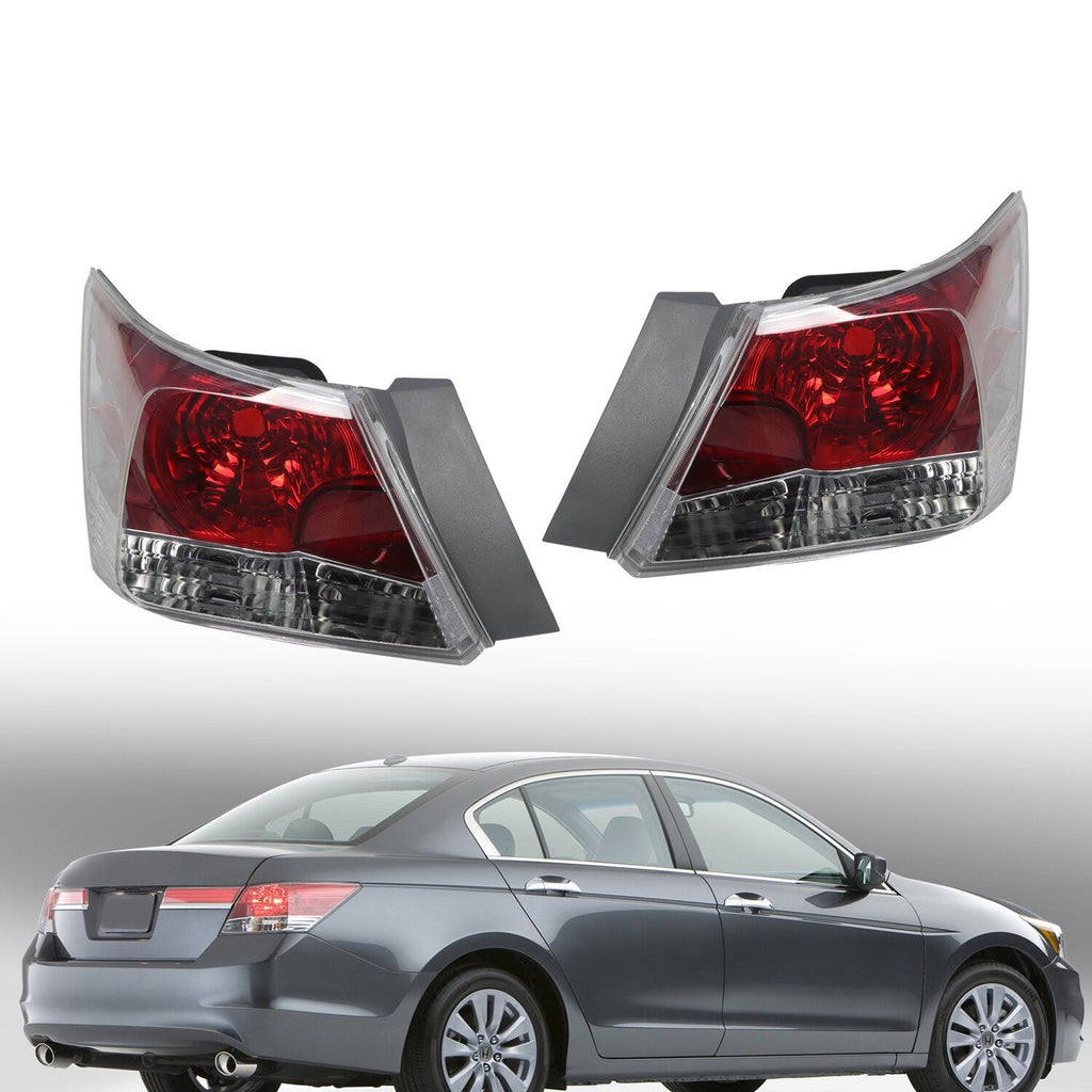 Brake Tail Lights Assembly for 08-12 Honda Accord Sedan Driver & Passenger