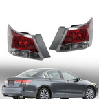 Brake Tail Lights Assembly for 08-12 Honda Accord Sedan Driver & Passenger
