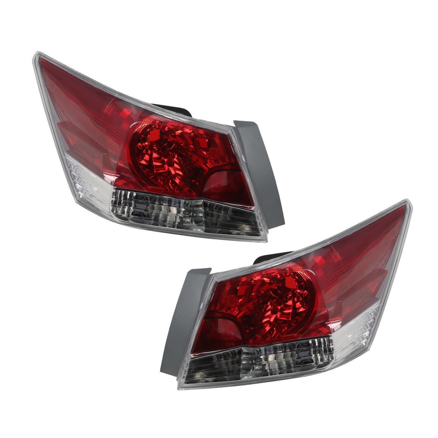 Brake Tail Lights Assembly for 08-12 Honda Accord Sedan Driver & Passenger