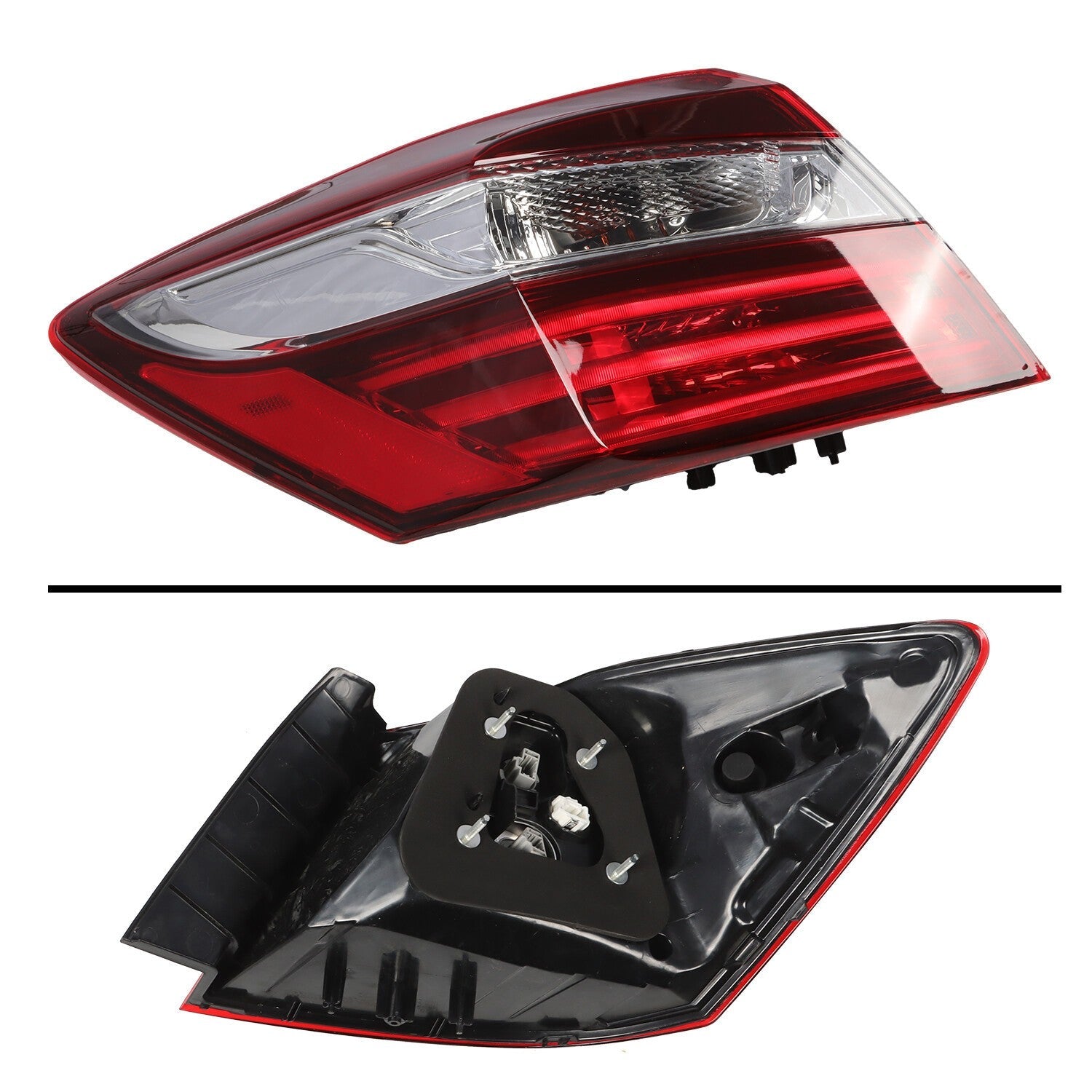 2016-2017 Honda Accord Left & Right Inner Outer Brake Tail Lights Set