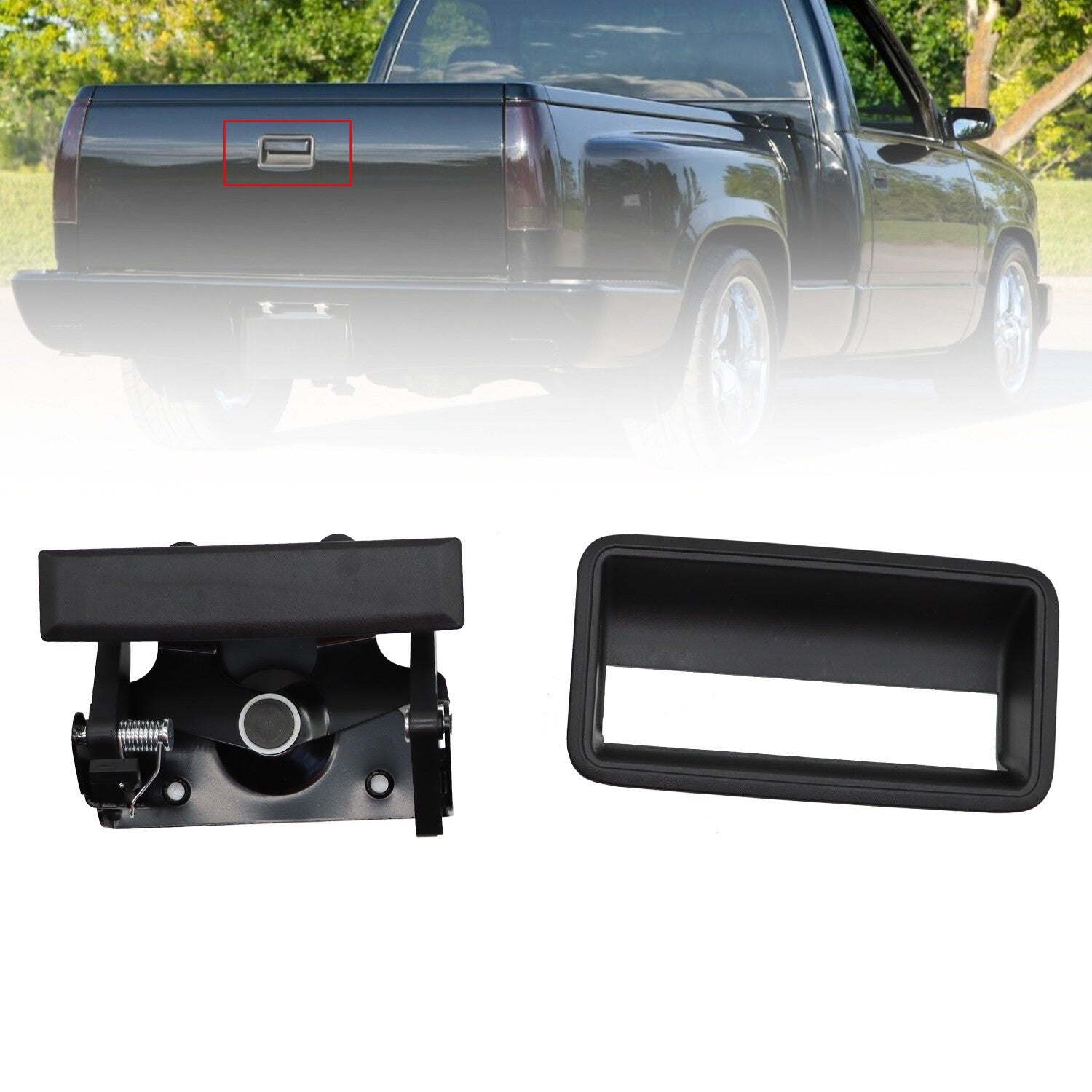 Tailgate Handle Bezel 1988-1998 Chevy GMC C/K Pickup 1500 2500 3500 Truck