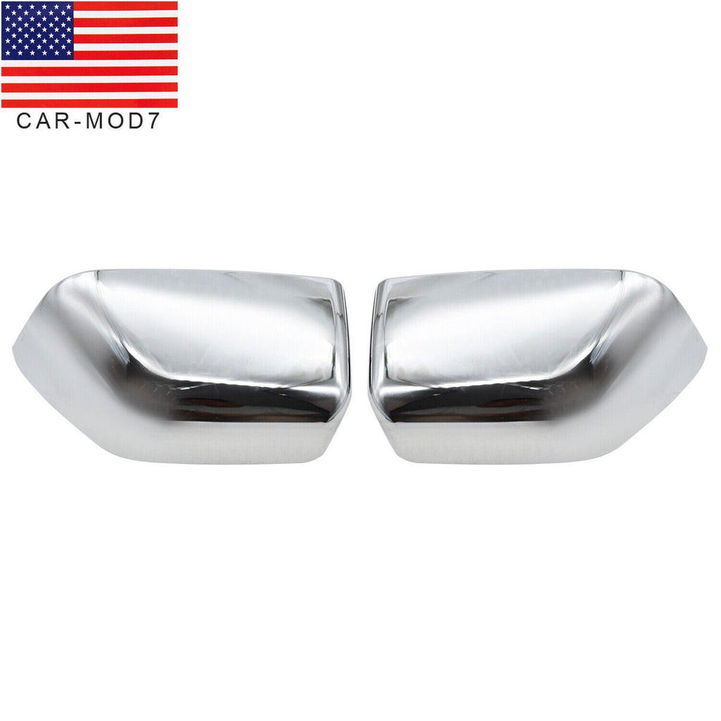 Chrome Half Mirror Covers Caps for Ford F250 F350 F450 Super Duty 2017-2022