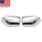 Chrome Half Mirror Covers Caps for Ford F250 F350 F450 Super Duty 2017-2022