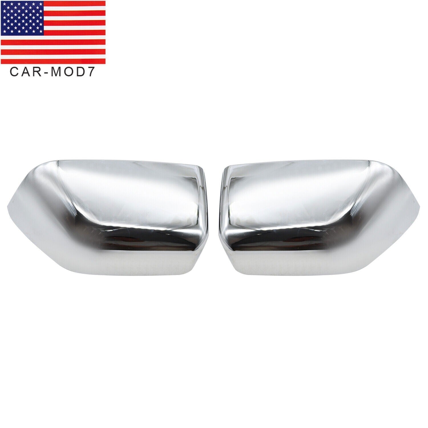 Chrome Half Mirror Covers Caps for Ford F250 F350 F450 Super Duty 2017-2022