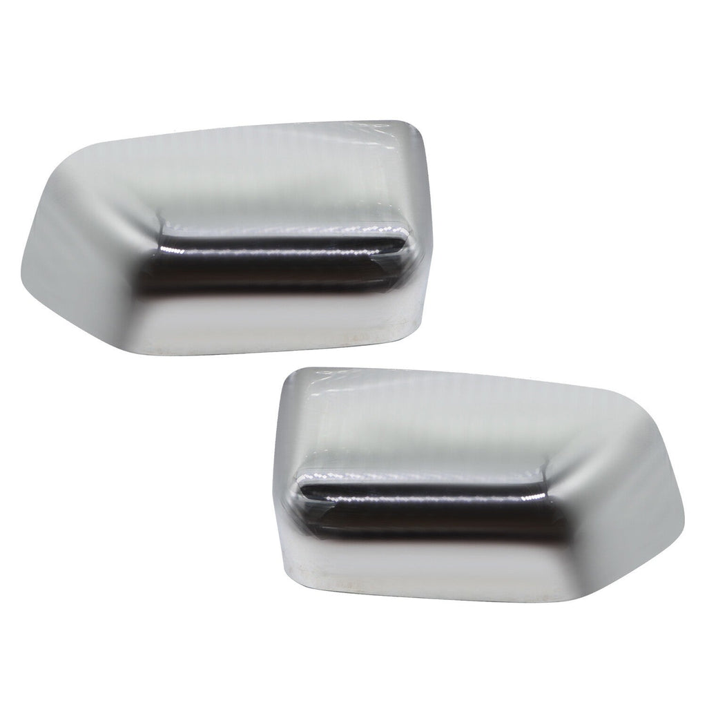 Chrome Half Mirror Covers Caps for Ford F250 F350 F450 Super Duty 2017-2022